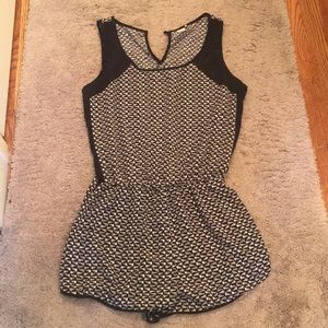 patterned romper